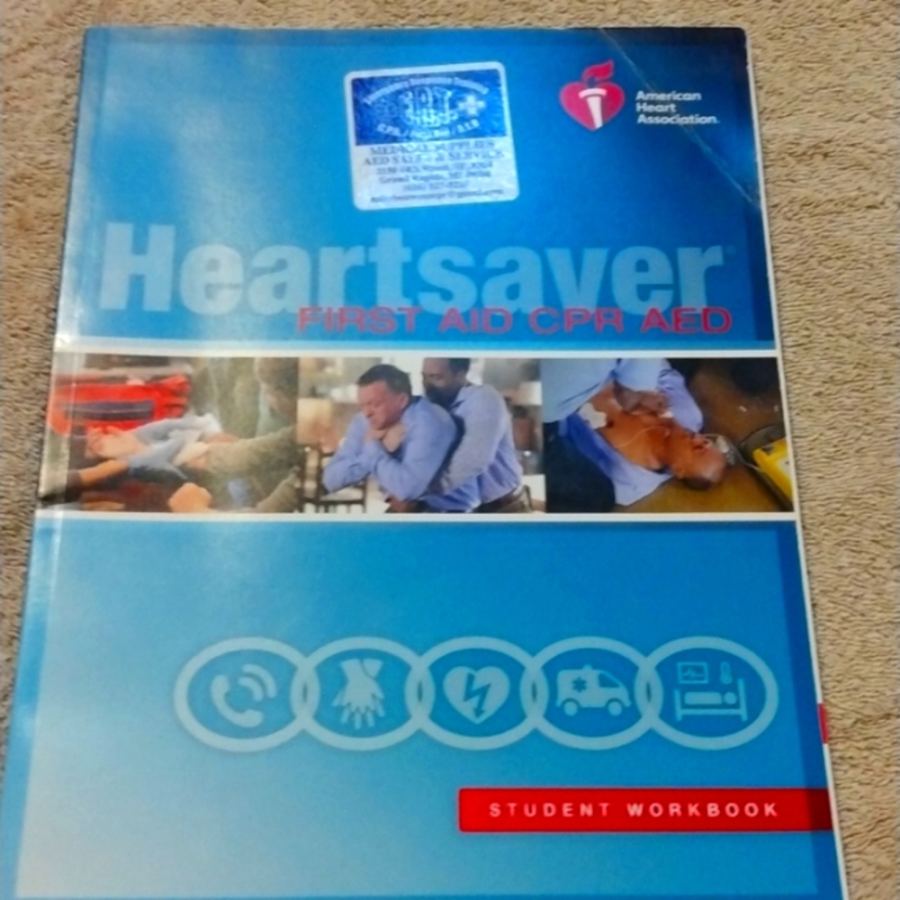 Heart saver cpr aed book
